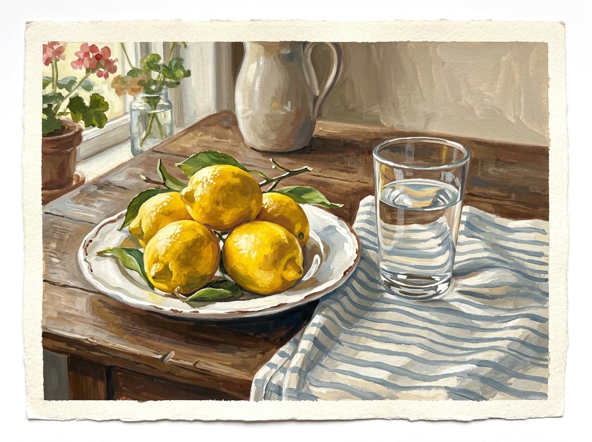 Still Life with Lemons